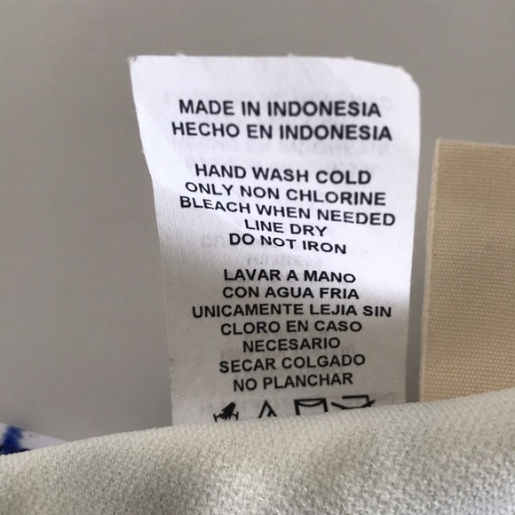 Hobie blue cream swim bottom size XL NWT - Picture 6 of 6